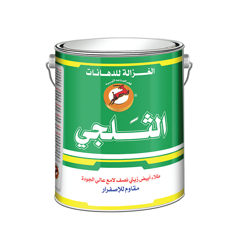 طلاء ثلجي نصف لامع